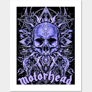 Motorhead skull Posters and Art